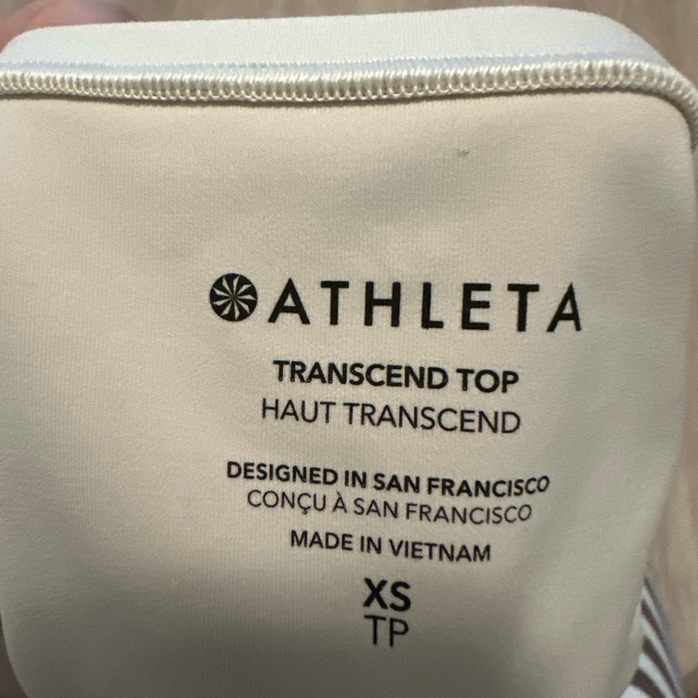 Athleta Transcend Top Size XS in Bone - Picture 5 of 5